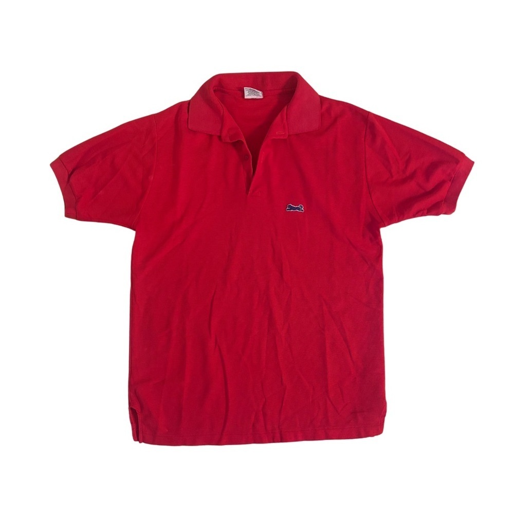 Vintage Le Tigre Vibrant Red Polo Shirt